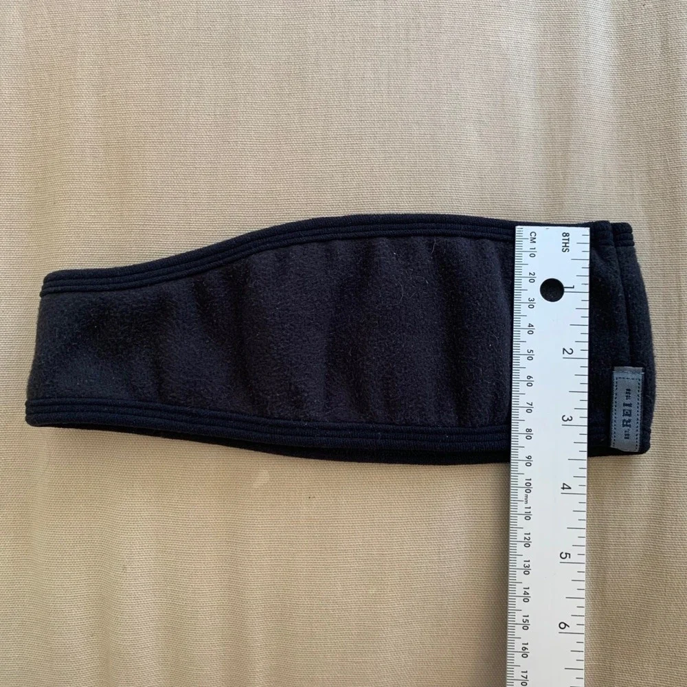 REI Black Fleece Headband Ear‎ Warmer One Size Contoured Cold Weather Gorpcore